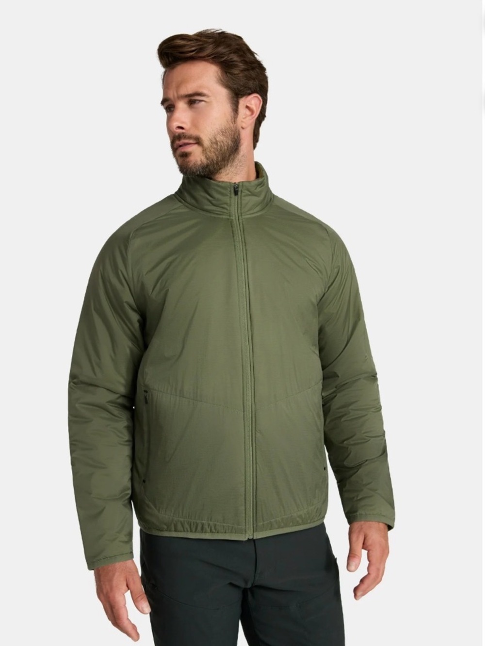 Ozark Trail Green Lichen Packable Windbreaker Jacket Men’s Medium NWT